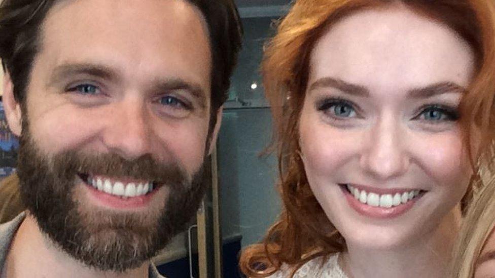 Luke Norris and Eleanor Tomlinson