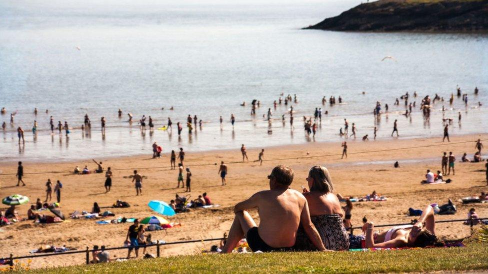 Welsh beach