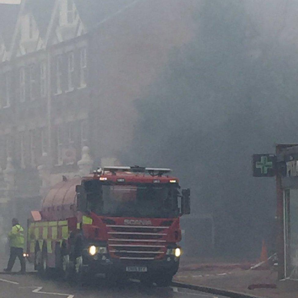 Weybridge fire