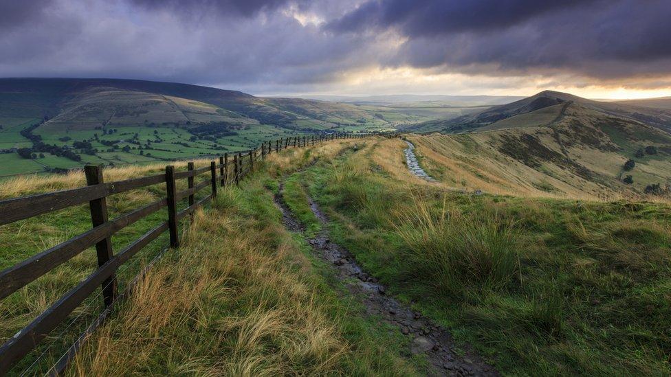 Mam Tor in the Peak District