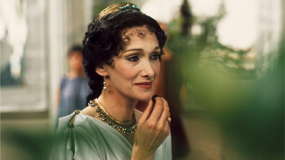 Sian Phillips as Livia in I, Claudius