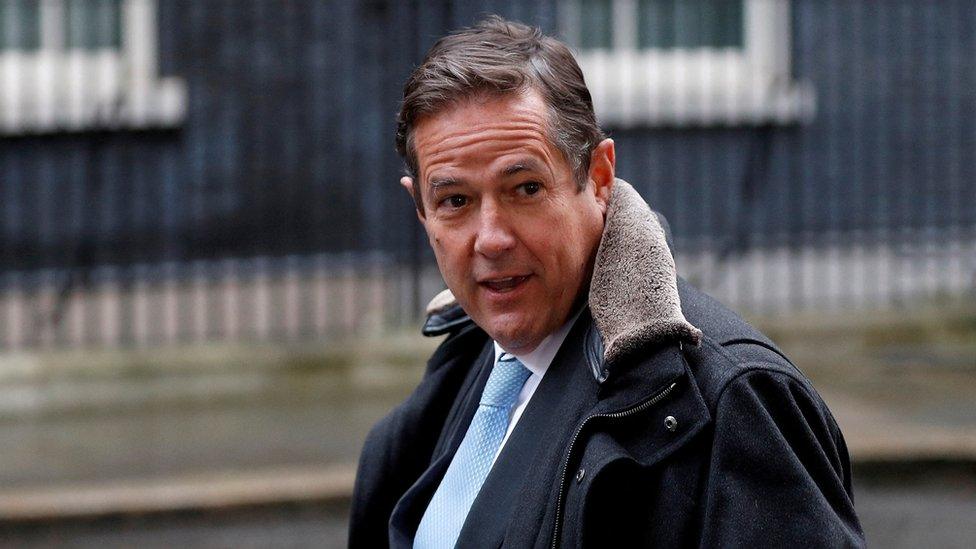 Then-Barclays CEO Jes Staley arrives at 10 Downing Street in London,11 January 2018.