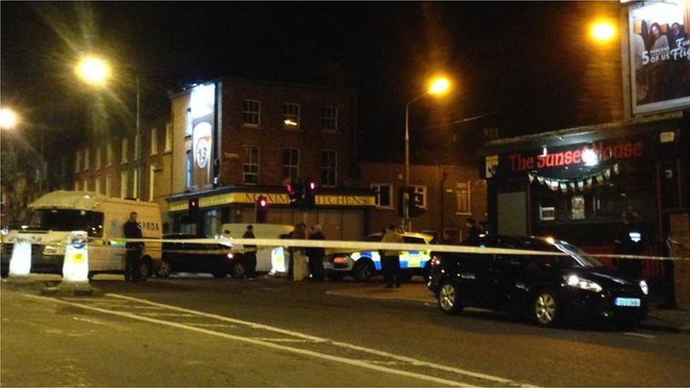 The first victim, who is originally from County Tyrone, was shot in the Sunset House bar near Croke Park