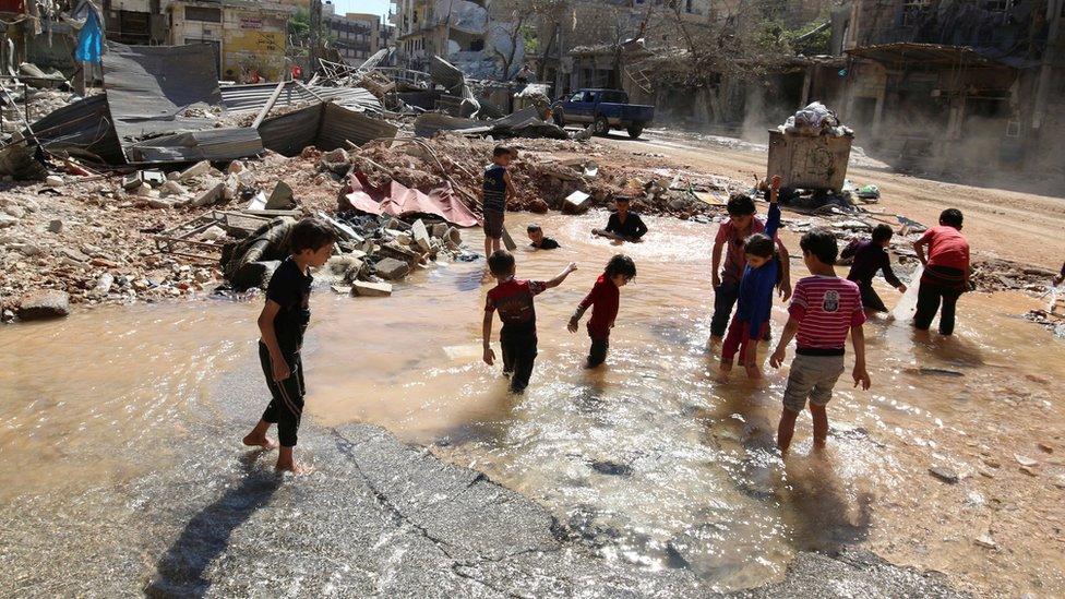 Children playing