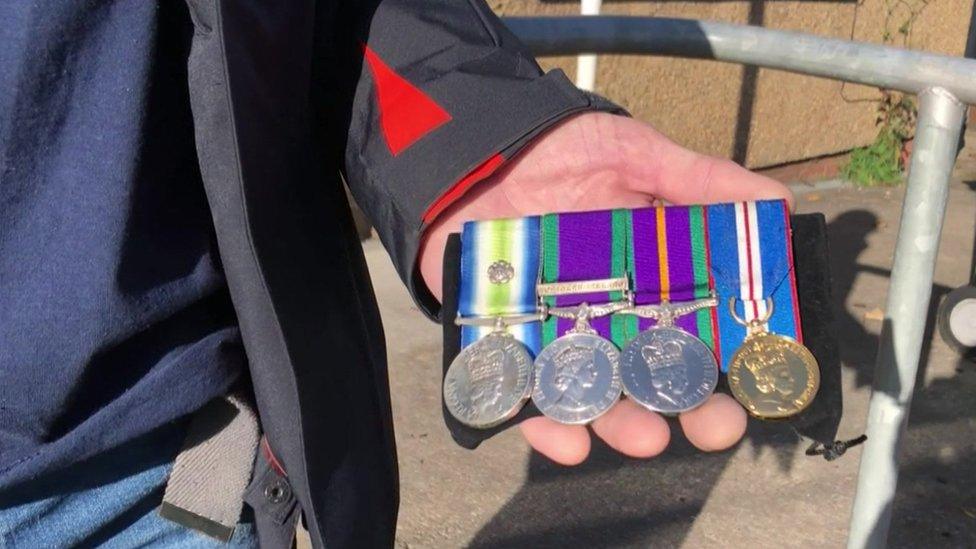 Tony Price's medals