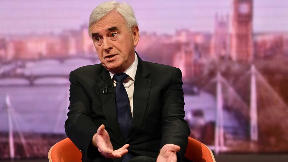 Labour's John McDonnell on the Andrew Marr show