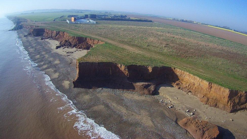 Coastal erosion