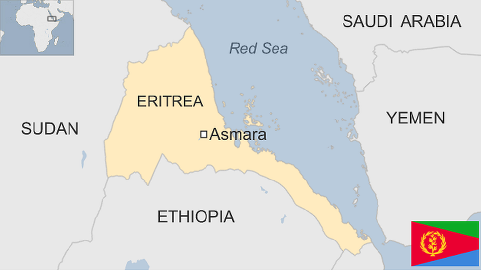 Map of Eritrea