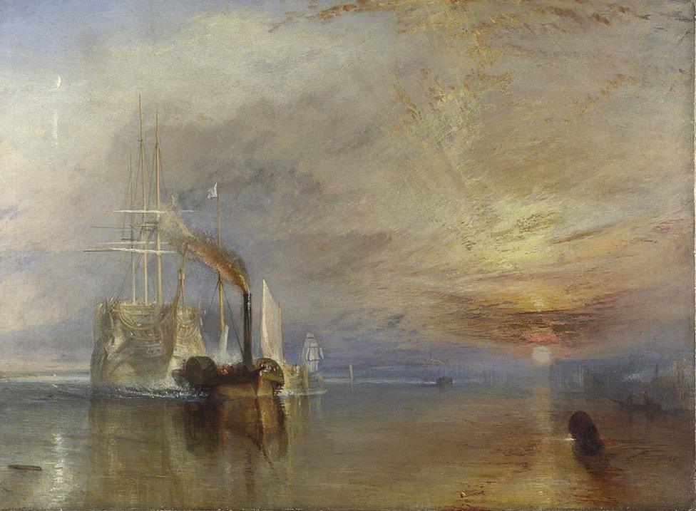 JMW Turner's renowned painting The Fighting Temeraire