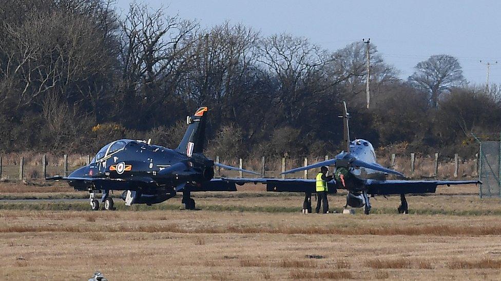 Jets like these fly from RAF Valley