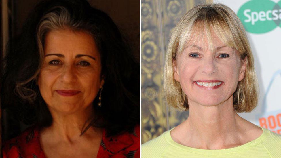 Novelists Ahdaf Soueif and Kate Mosse