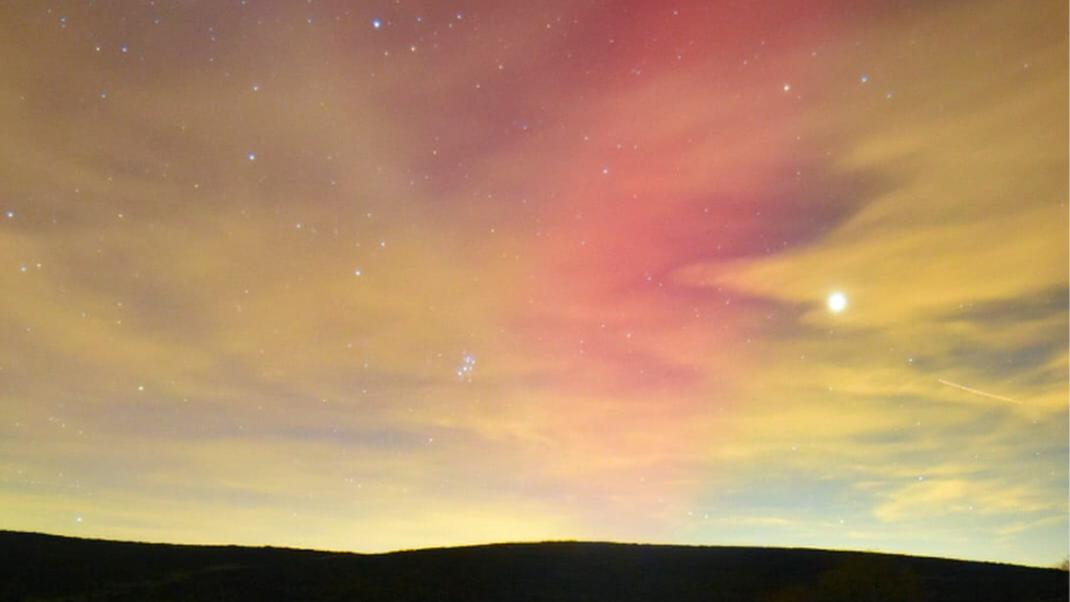 Aurora Borealis in Shropshire