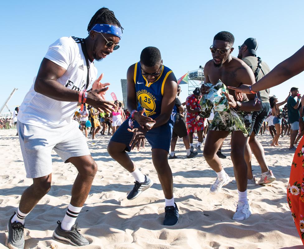 Men dancing and Afronation