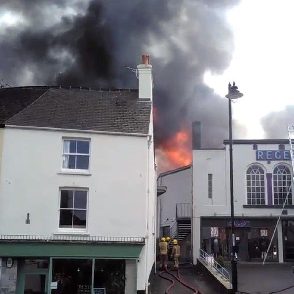 Lyme Regis cinema fire