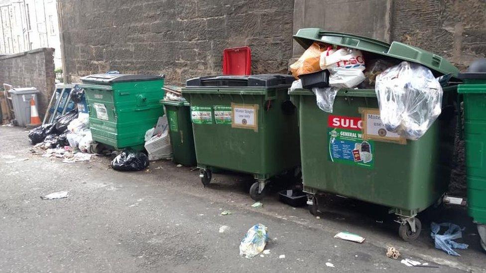 Bins in Glasgow