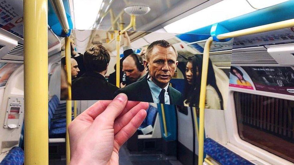 Skyfall scene recreated on the London Underground