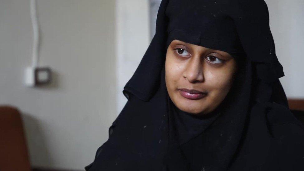 Shamima Begum in February 2019