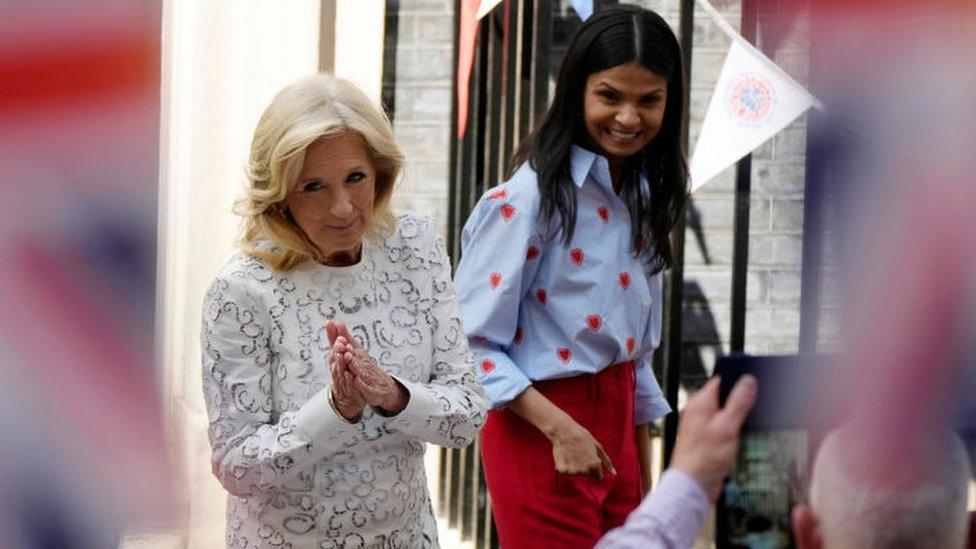 Jill Biden and Akshata Murty