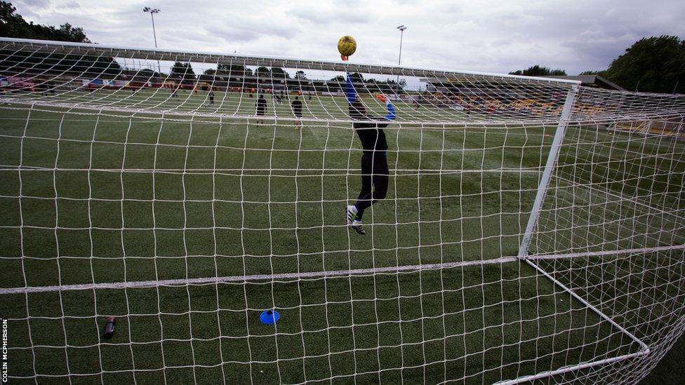 Edinburgh City goalkeeper Andrew Stobie