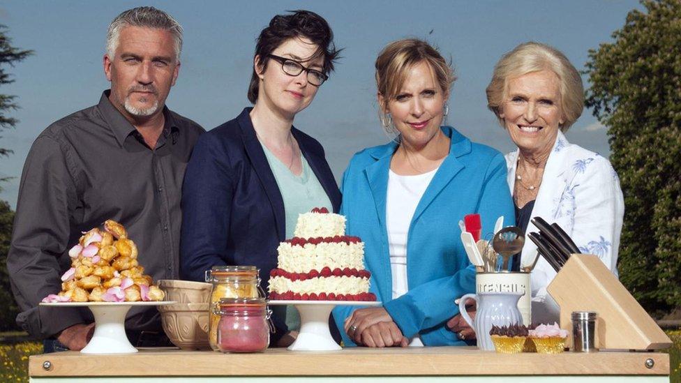 Bake Off presenters and judges