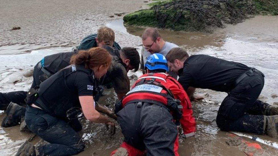 Rescue at Southerness