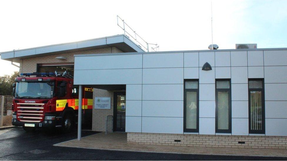 Burwell fire station