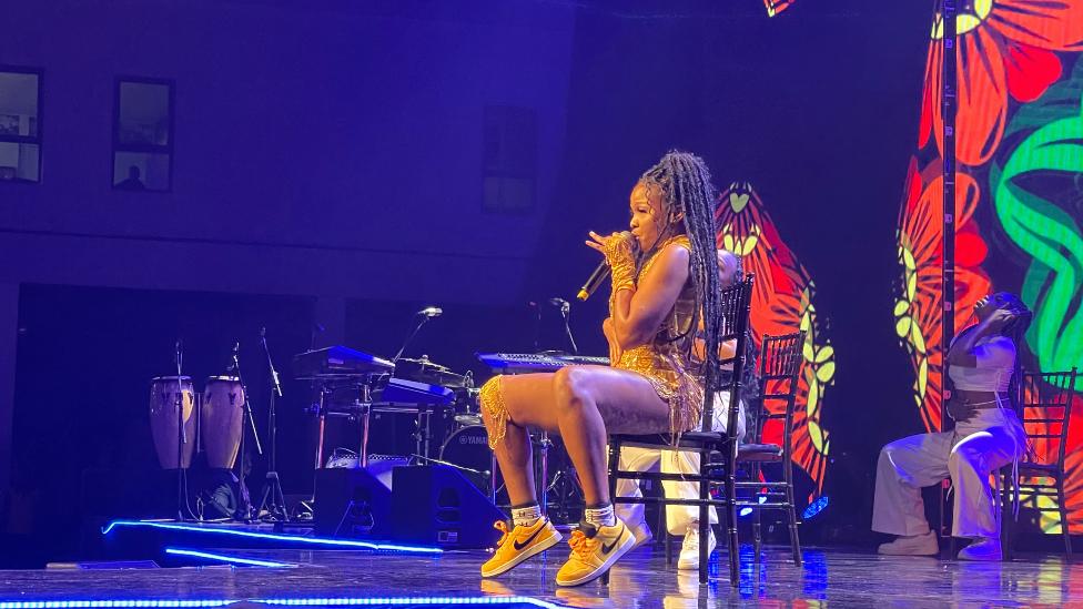 Zuchu performing at the YouTube Africa Day Concert in Lagos - 24 May 2022