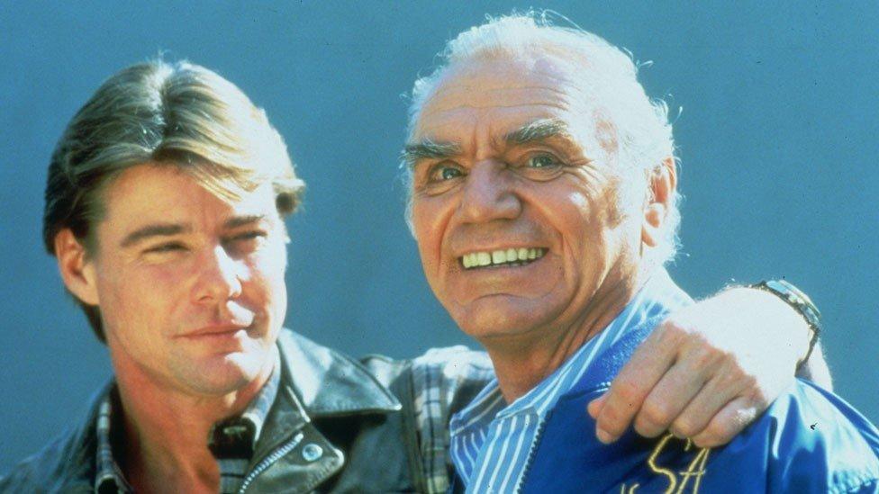 Jan-Michael Vincent and Ernest Borgnine