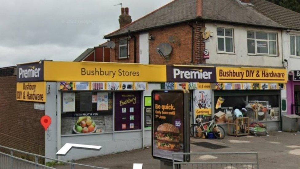 The Costcutter in Bushbury Lane, Wolverhampton, also known as Premier and Bushbury DIY