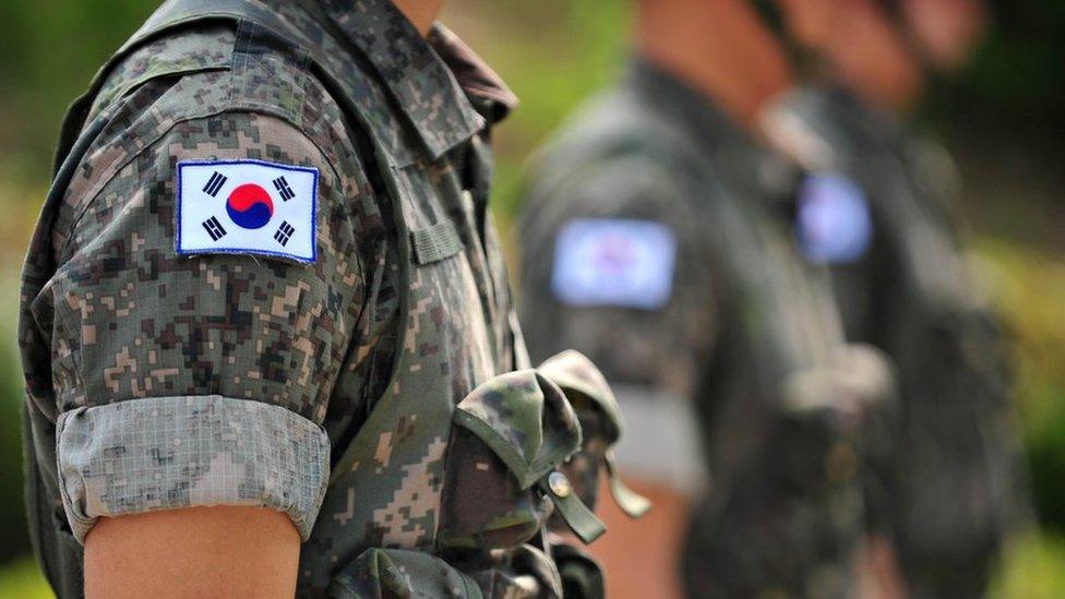 South Korean soldiers