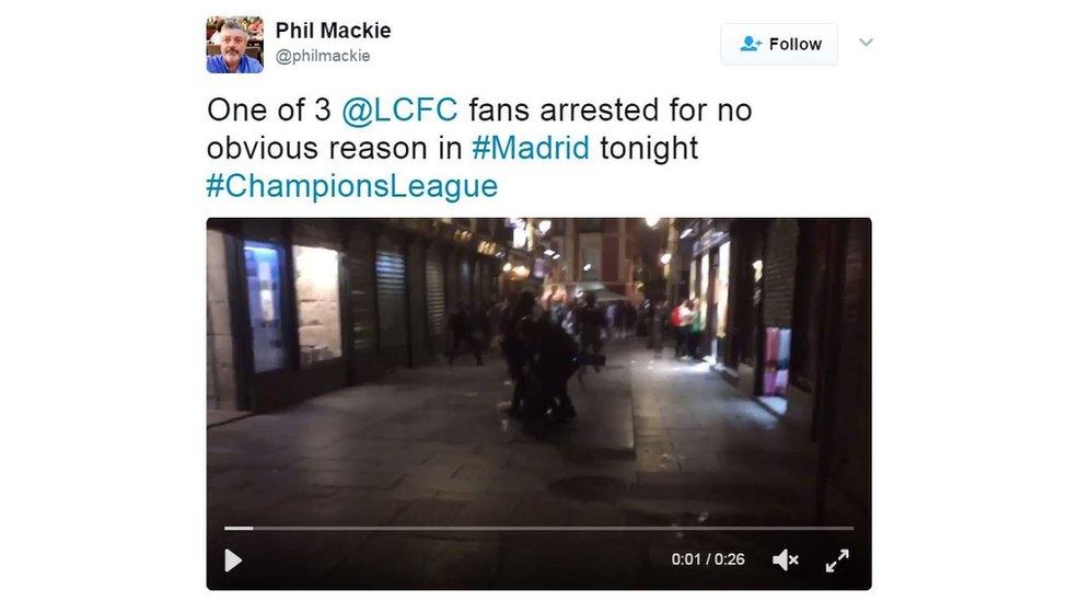 Tweet by Phil Mackie