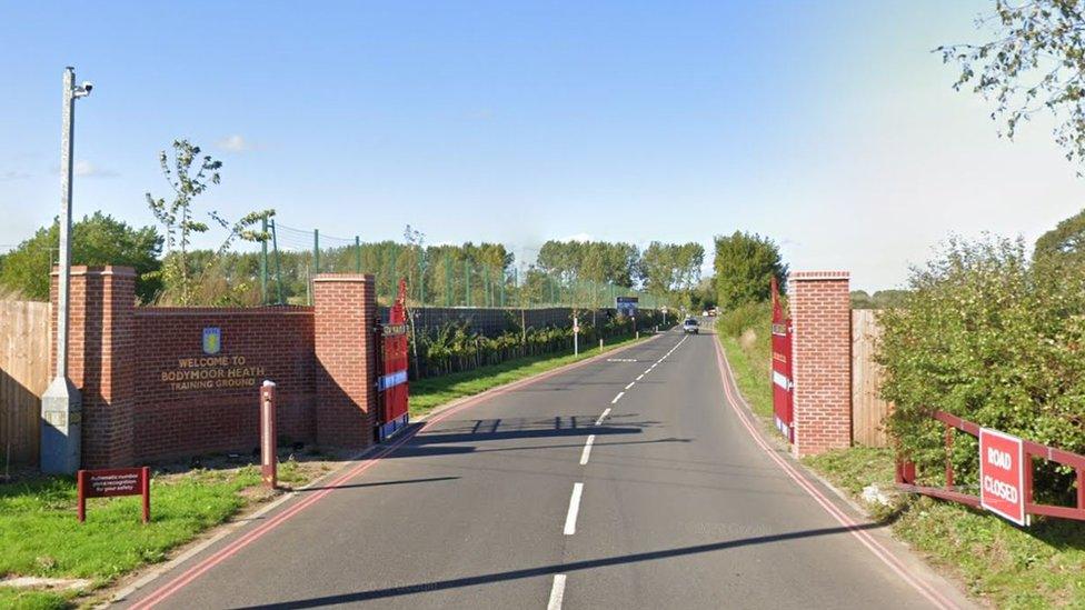 Aston Villa's Bodymoor Heath training ground