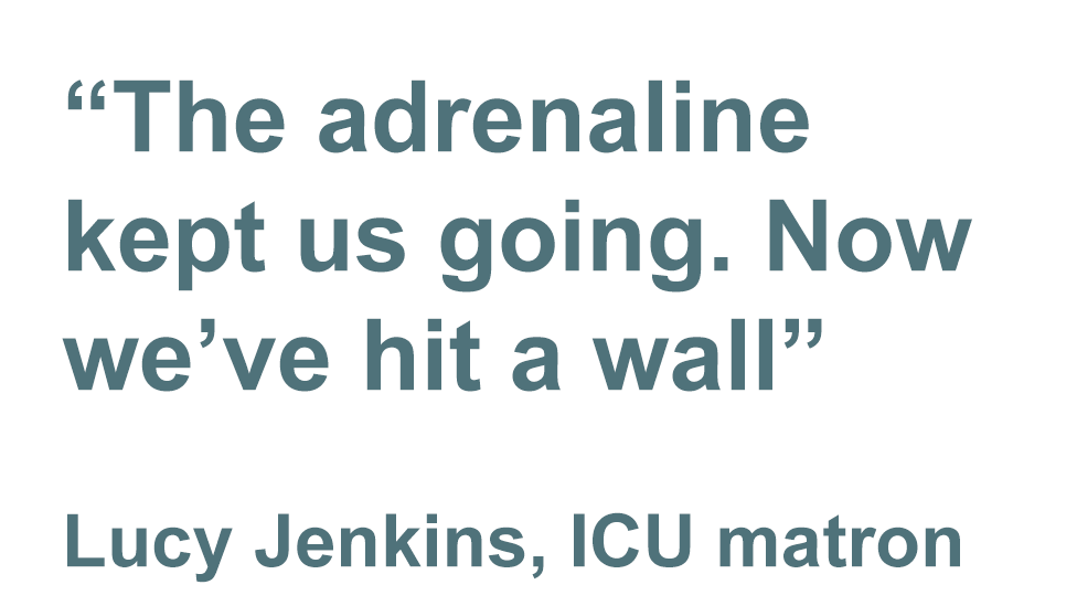 quote: The adrenaline kept us going