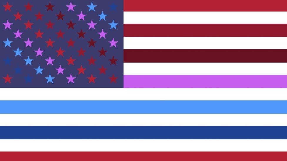 Alternative version of Stars and Stripes