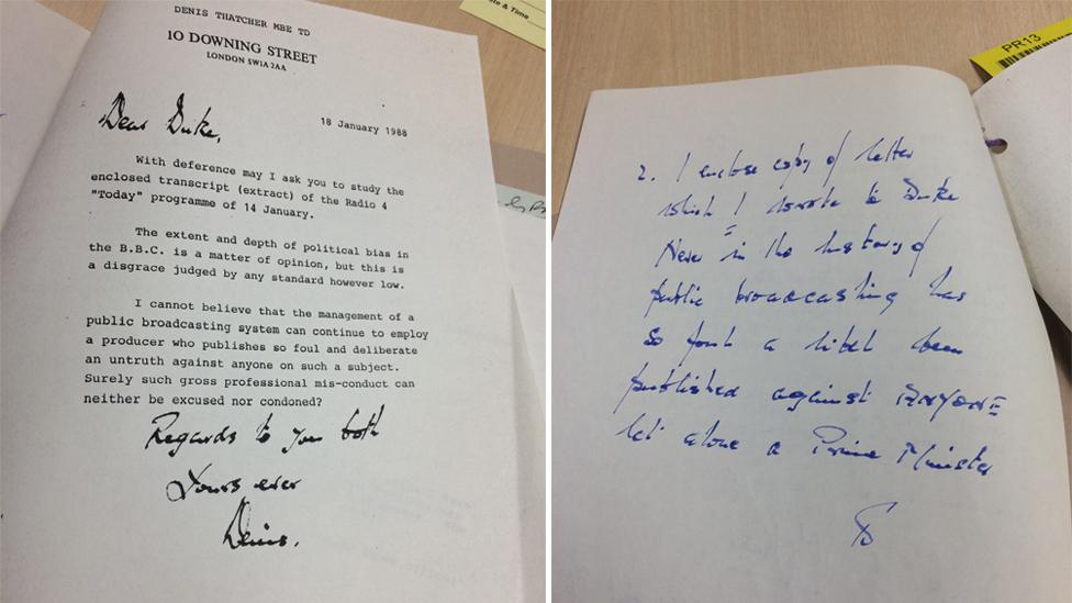 Denis Thatcher memo