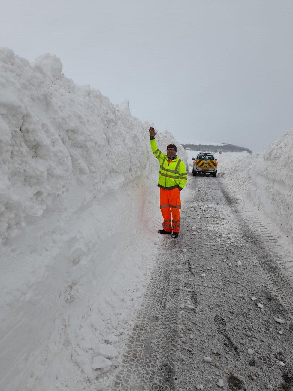 Snow cleared from Cairngorms road