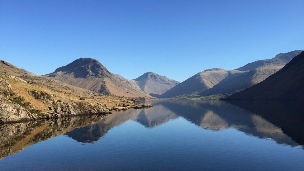 View of Wasdale Head across Wastwater