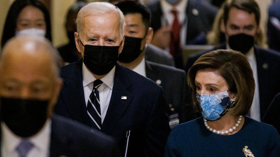 Joe Biden and Nancy Pelosi