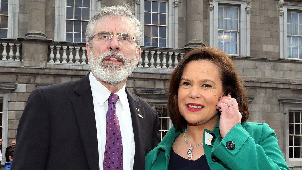 Gerry Adams and Mary Lou McDonald