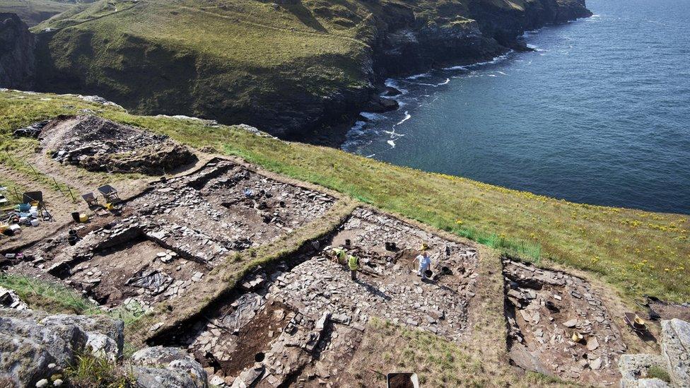 The excavation site