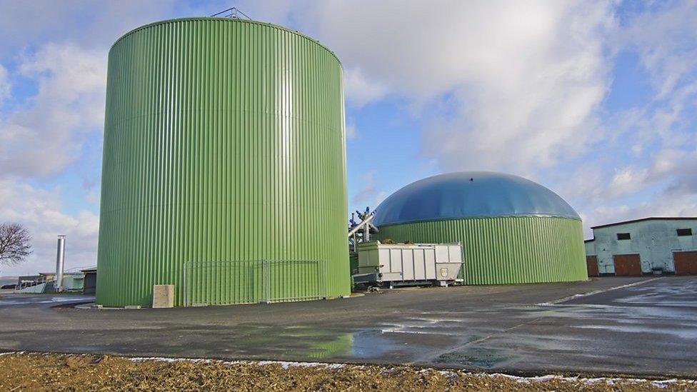 A biogas plant