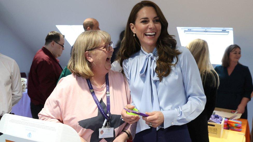 Princess of Wales visits PIPS Suicide Prevention (PIPS Charity) in Belfast