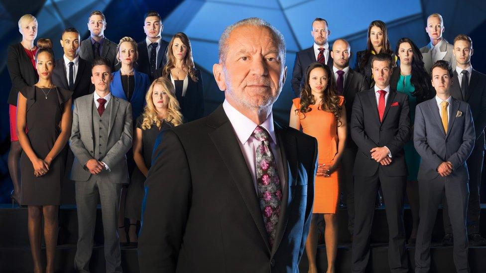 Alan Sugar and the candidates