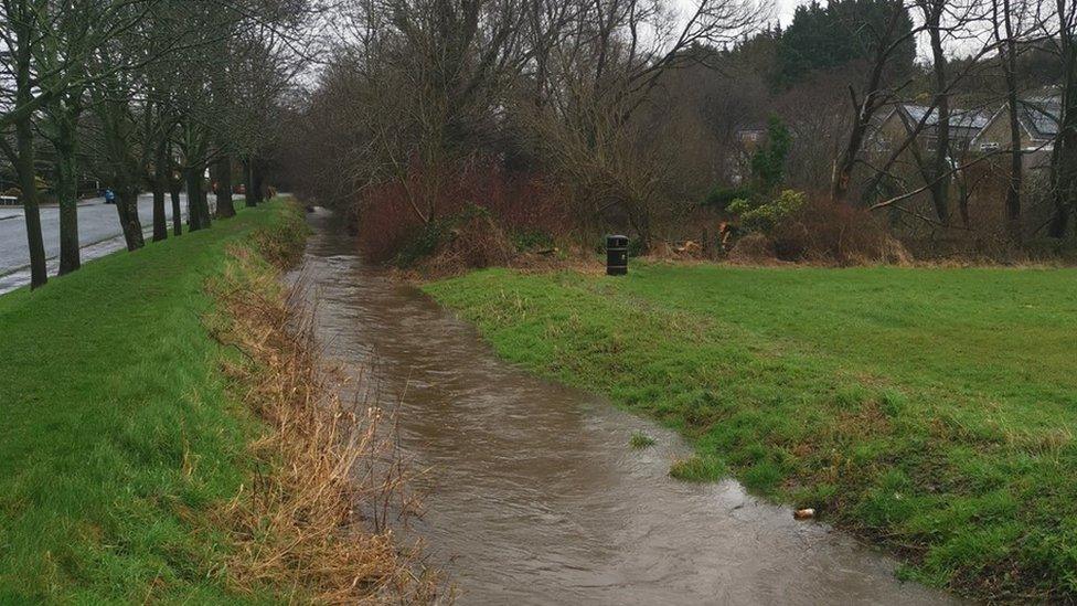 Burrow Beck river