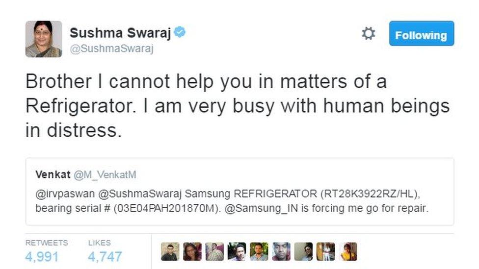 Brother I cannot help you in matters of a Refrigerator. I am very busy with human beings in distress.