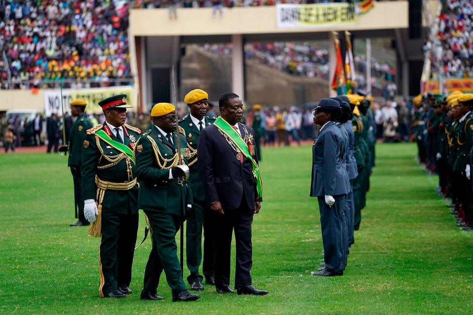 Ceremony for swearing-in of Zimbabwe President Emmerson Mnangagwa