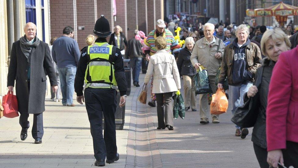 Suffolk Police officer in Ipswich