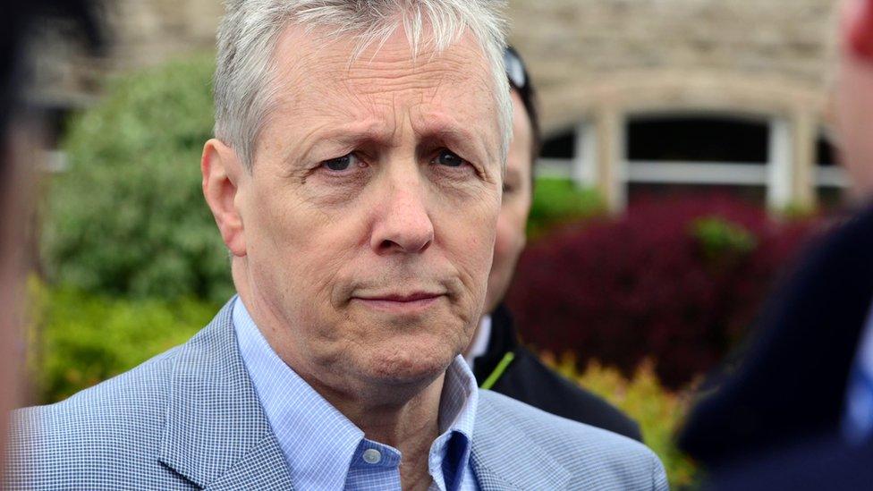 Peter Robinson blamed his heart attack in May on his poor diet and lack of exercise