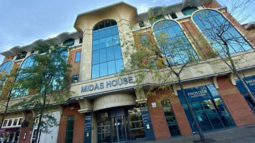 Midas House in Woking