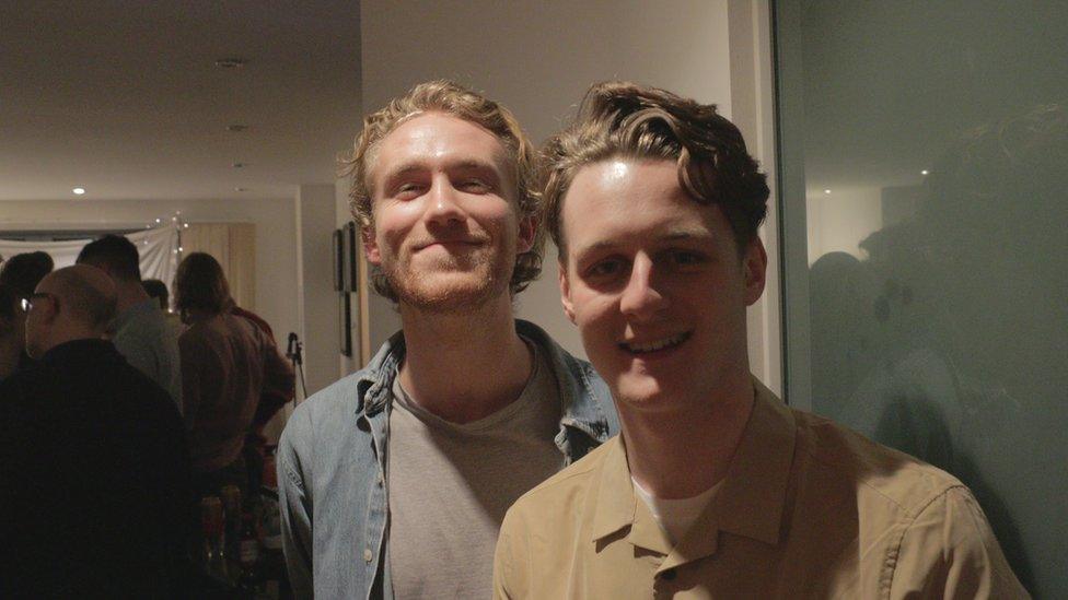 Tom (L) and Elliot (R) students at Nottingham Trent University